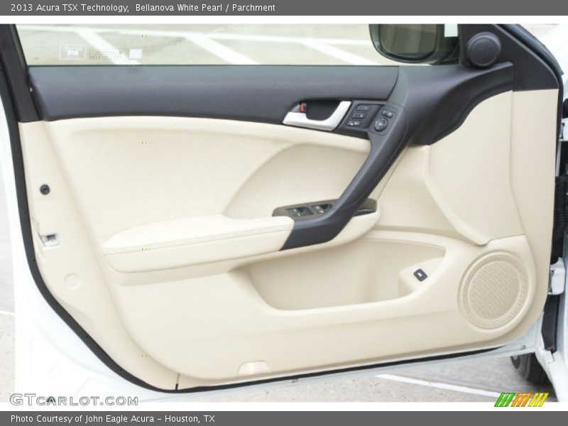 Bellanova White Pearl / Parchment 2013 Acura TSX Technology