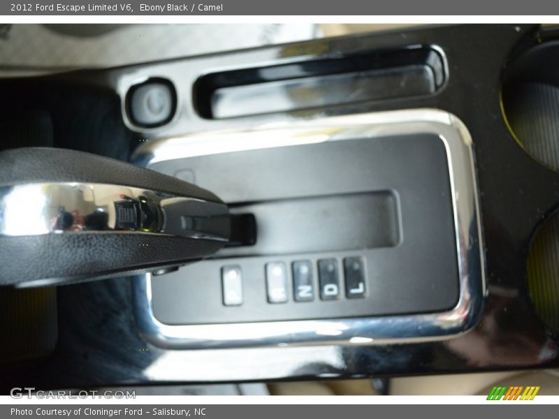 Ebony Black / Camel 2012 Ford Escape Limited V6