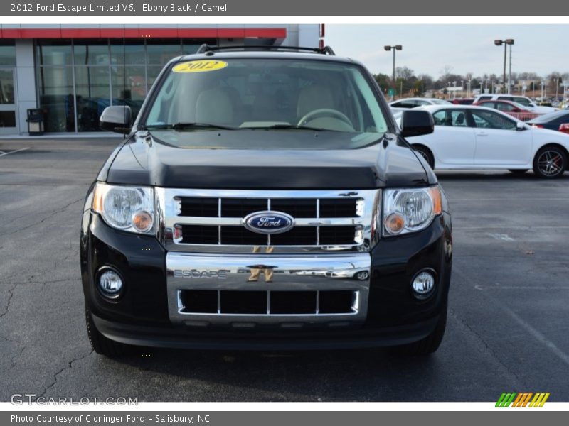 Ebony Black / Camel 2012 Ford Escape Limited V6