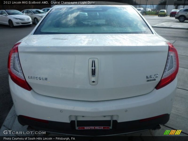 Crystal Champagne / Light Dune 2013 Lincoln MKS EcoBoost AWD