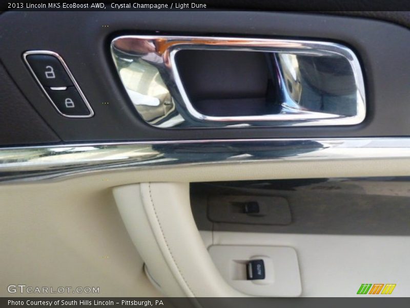 Crystal Champagne / Light Dune 2013 Lincoln MKS EcoBoost AWD