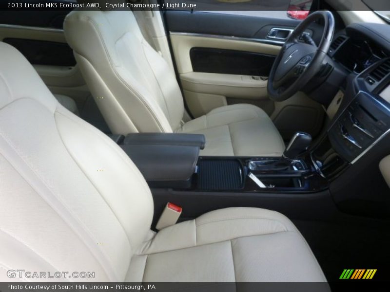 Crystal Champagne / Light Dune 2013 Lincoln MKS EcoBoost AWD