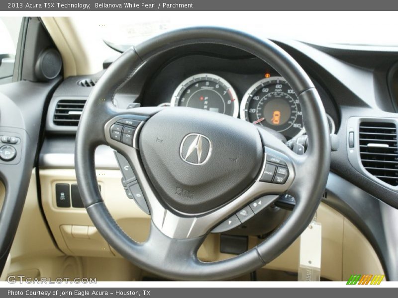 Bellanova White Pearl / Parchment 2013 Acura TSX Technology