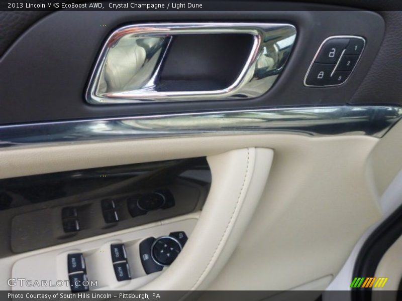 Crystal Champagne / Light Dune 2013 Lincoln MKS EcoBoost AWD
