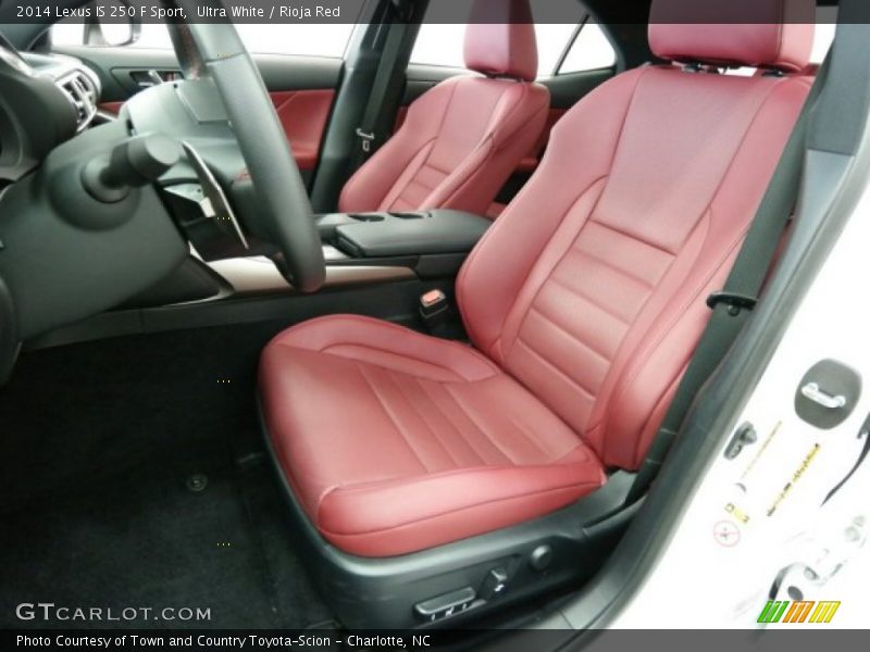 Front Seat of 2014 IS 250 F Sport