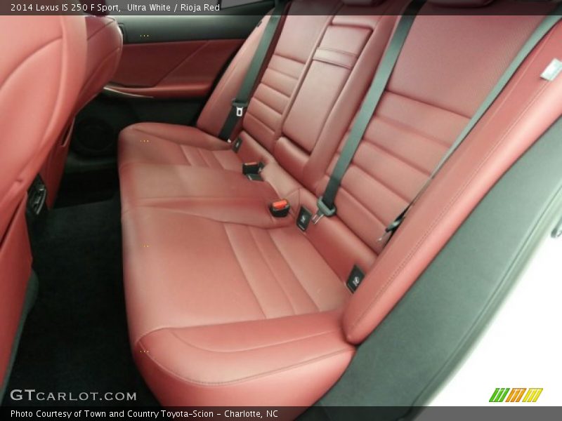 Rear Seat of 2014 IS 250 F Sport