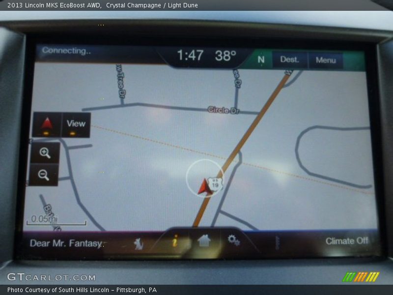 Crystal Champagne / Light Dune 2013 Lincoln MKS EcoBoost AWD