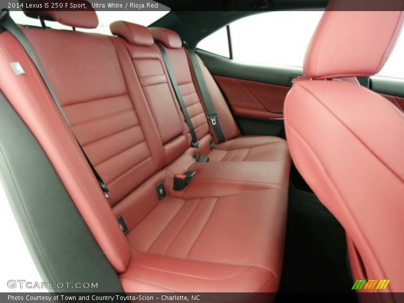 Rear Seat of 2014 IS 250 F Sport