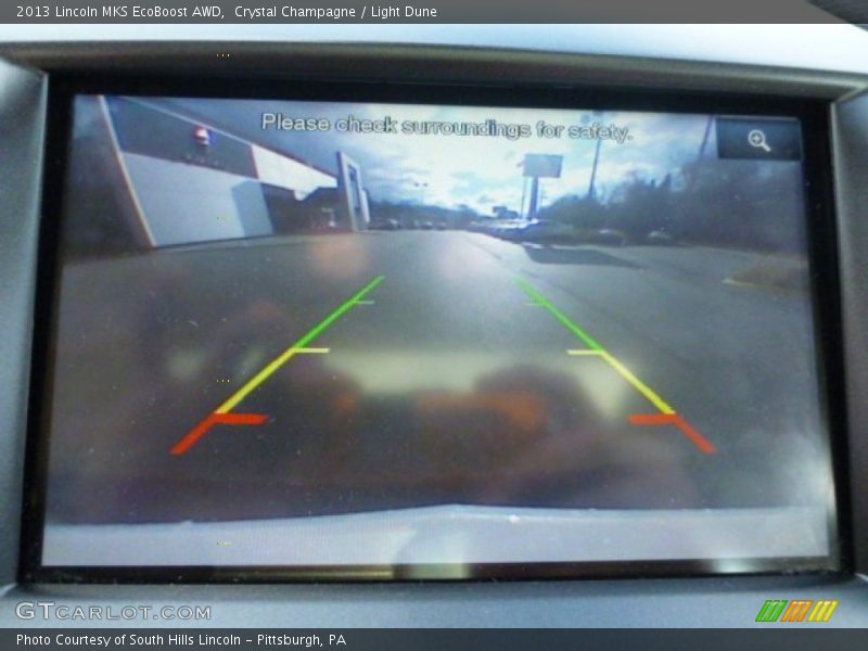 Crystal Champagne / Light Dune 2013 Lincoln MKS EcoBoost AWD