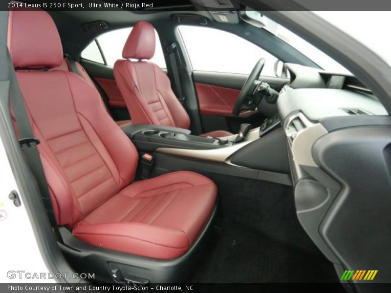  2014 IS 250 F Sport Rioja Red Interior