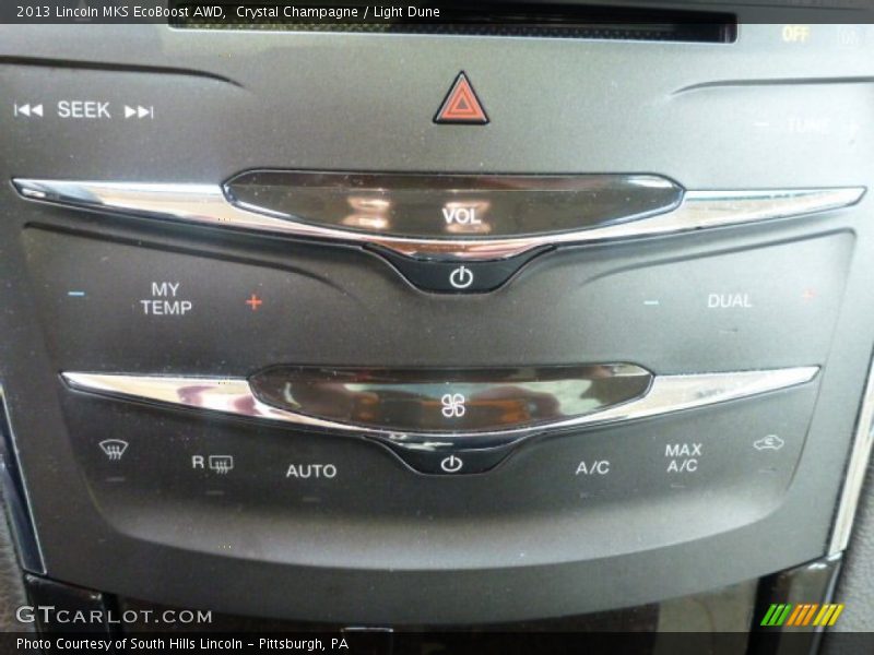 Crystal Champagne / Light Dune 2013 Lincoln MKS EcoBoost AWD
