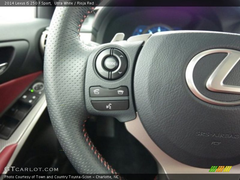 Controls of 2014 IS 250 F Sport