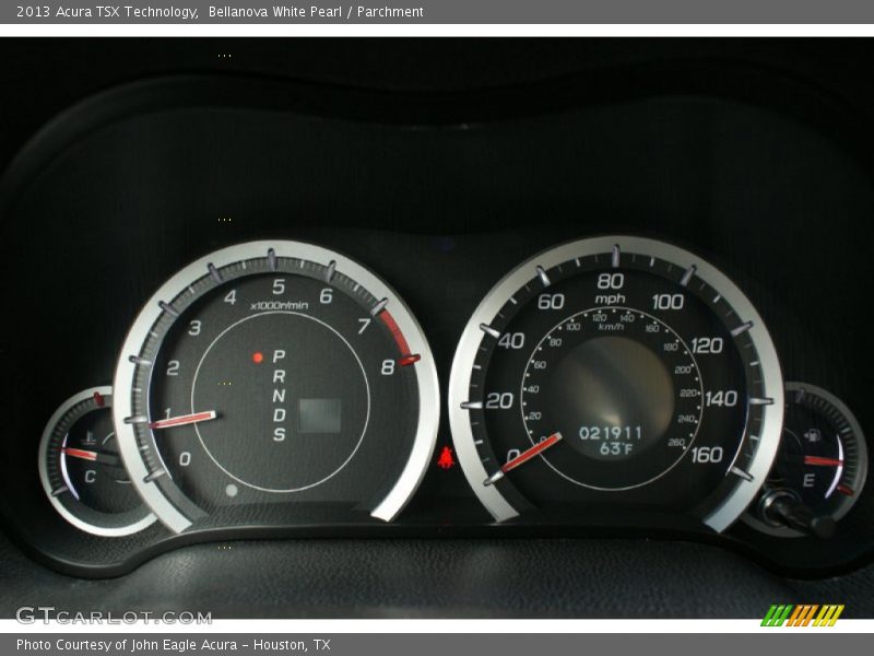 Bellanova White Pearl / Parchment 2013 Acura TSX Technology