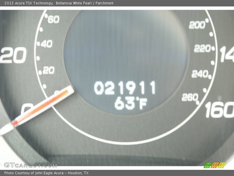 Bellanova White Pearl / Parchment 2013 Acura TSX Technology