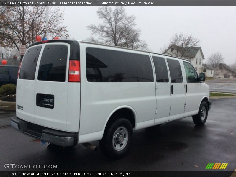 Summit White / Medium Pewter 2014 Chevrolet Express 3500 Passenger Extended LT