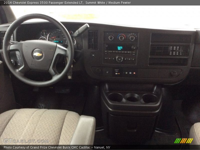 Summit White / Medium Pewter 2014 Chevrolet Express 3500 Passenger Extended LT