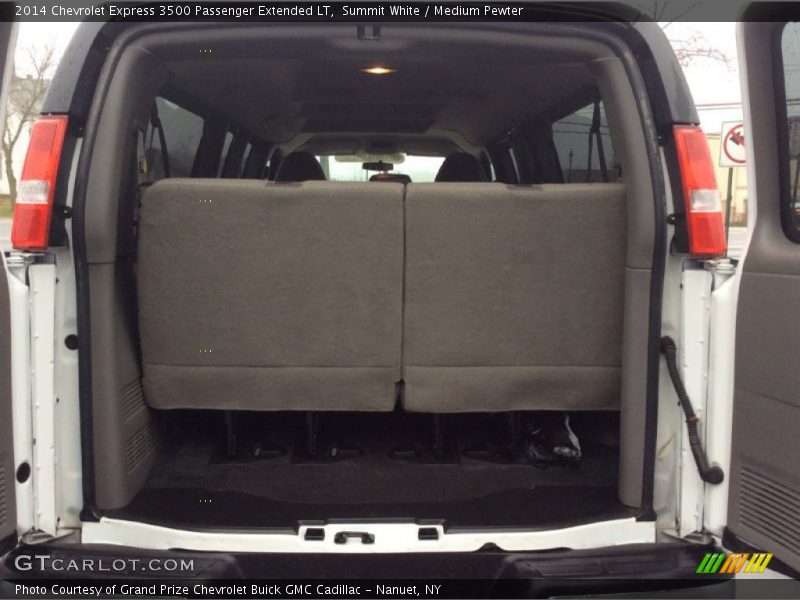 Summit White / Medium Pewter 2014 Chevrolet Express 3500 Passenger Extended LT