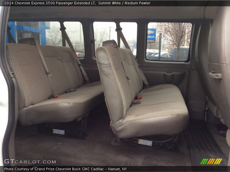 Summit White / Medium Pewter 2014 Chevrolet Express 3500 Passenger Extended LT