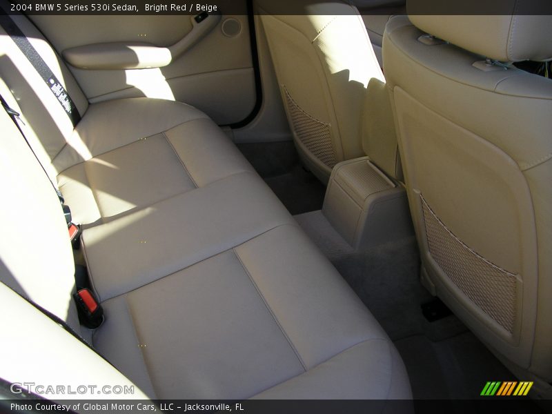 Bright Red / Beige 2004 BMW 5 Series 530i Sedan