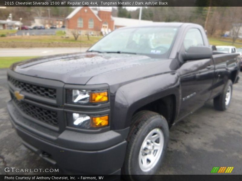 Tungsten Metallic / Dark Ash/Jet Black 2015 Chevrolet Silverado 1500 WT Regular Cab 4x4