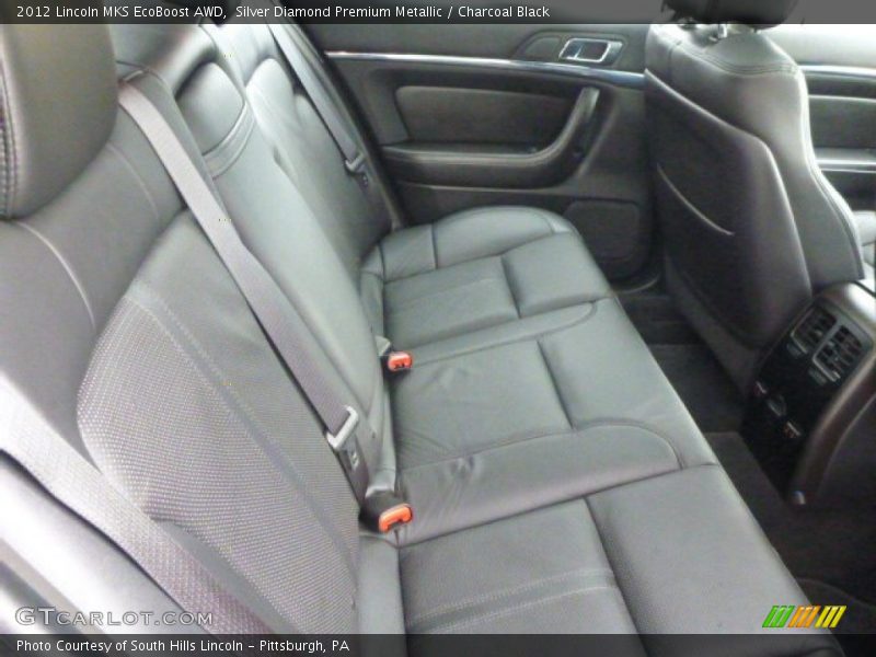 Silver Diamond Premium Metallic / Charcoal Black 2012 Lincoln MKS EcoBoost AWD