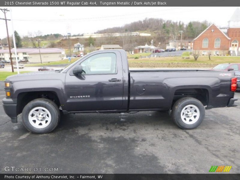 Tungsten Metallic / Dark Ash/Jet Black 2015 Chevrolet Silverado 1500 WT Regular Cab 4x4