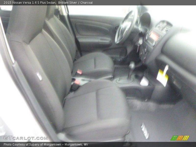 Brilliant Silver / Charcoal 2015 Nissan Versa 1.6 S Plus Sedan