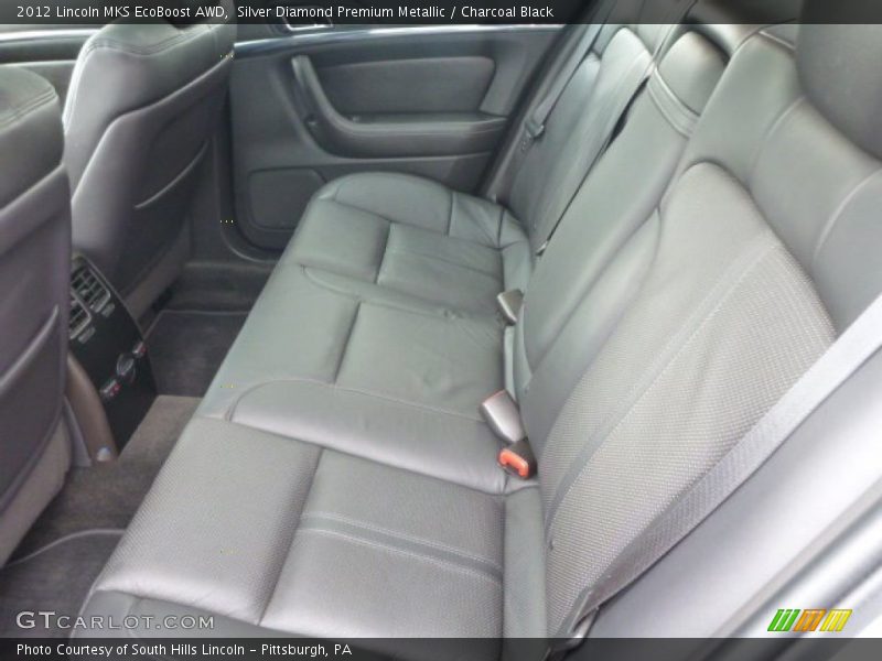 Silver Diamond Premium Metallic / Charcoal Black 2012 Lincoln MKS EcoBoost AWD
