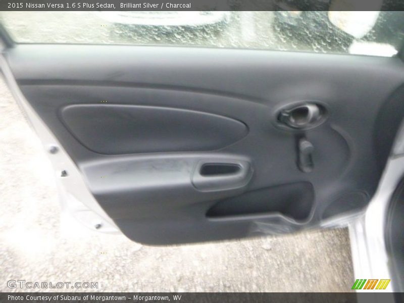 Brilliant Silver / Charcoal 2015 Nissan Versa 1.6 S Plus Sedan