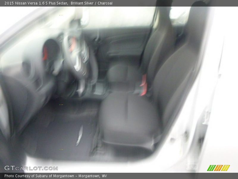 Brilliant Silver / Charcoal 2015 Nissan Versa 1.6 S Plus Sedan