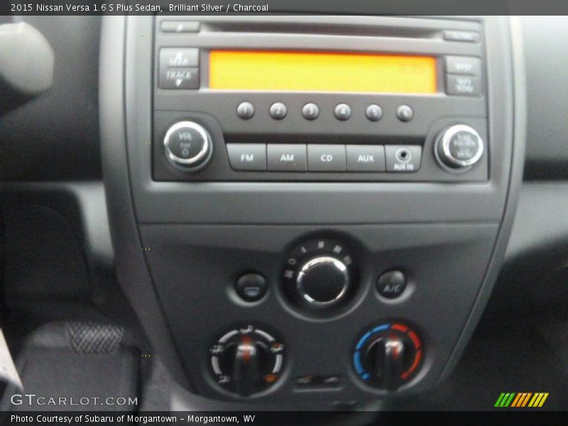 Brilliant Silver / Charcoal 2015 Nissan Versa 1.6 S Plus Sedan