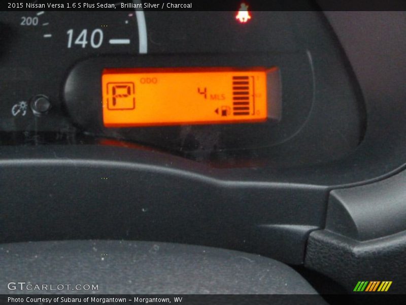 Brilliant Silver / Charcoal 2015 Nissan Versa 1.6 S Plus Sedan