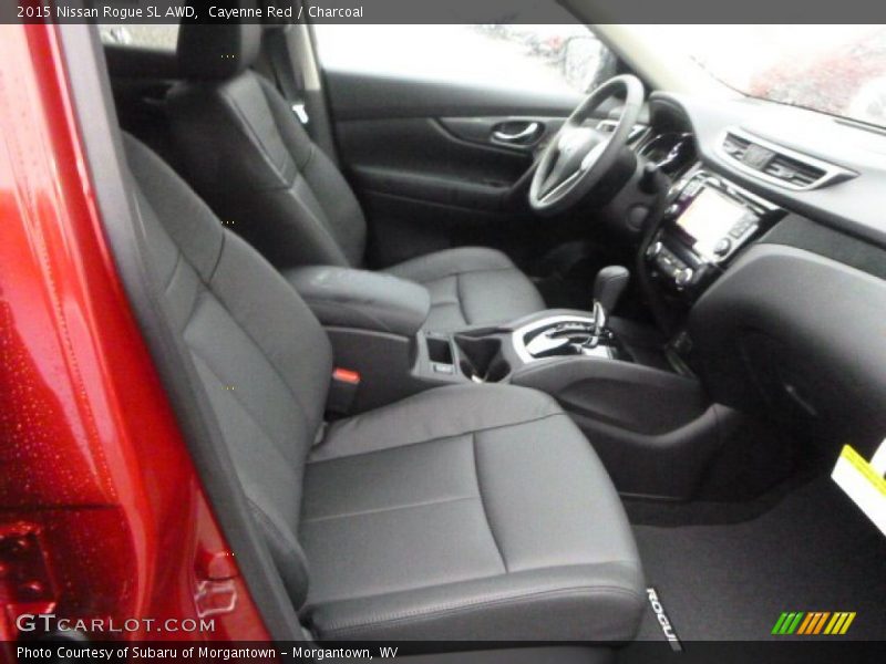 Cayenne Red / Charcoal 2015 Nissan Rogue SL AWD