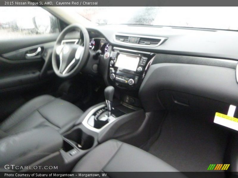 Cayenne Red / Charcoal 2015 Nissan Rogue SL AWD