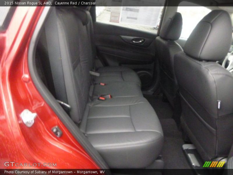 Cayenne Red / Charcoal 2015 Nissan Rogue SL AWD