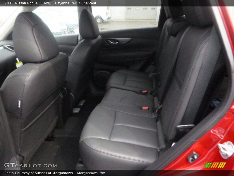 Cayenne Red / Charcoal 2015 Nissan Rogue SL AWD