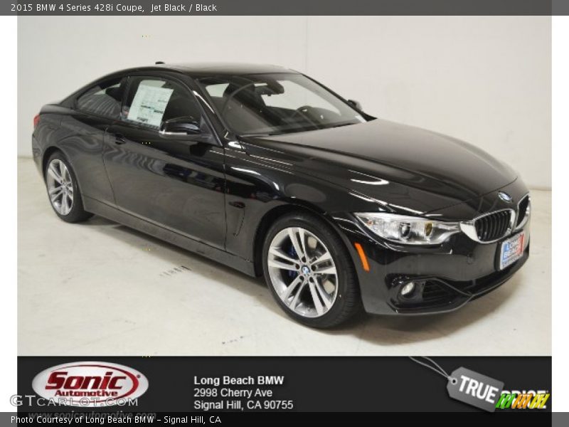 Jet Black / Black 2015 BMW 4 Series 428i Coupe