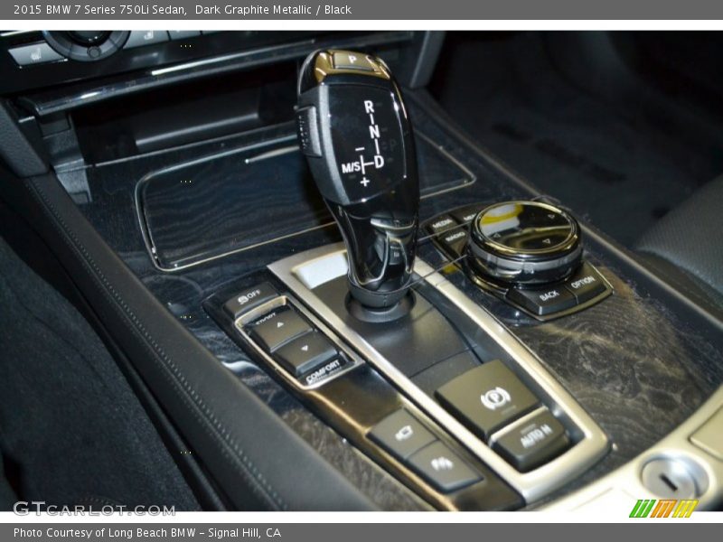 Dark Graphite Metallic / Black 2015 BMW 7 Series 750Li Sedan