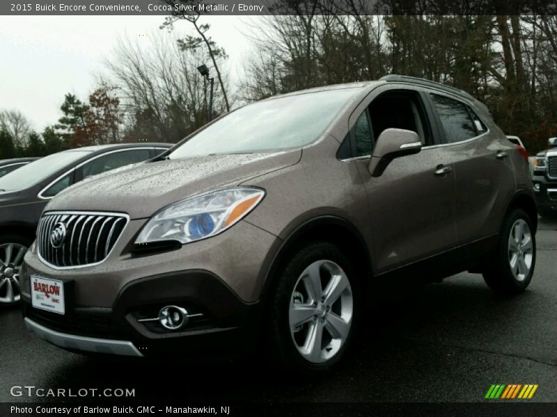 Cocoa Silver Metallic / Ebony 2015 Buick Encore Convenience