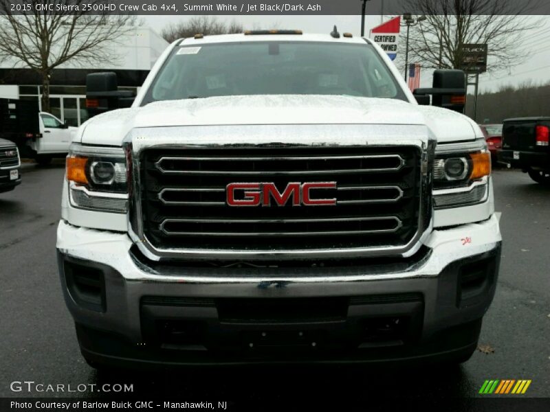 Summit White / Jet Black/Dark Ash 2015 GMC Sierra 2500HD Crew Cab 4x4