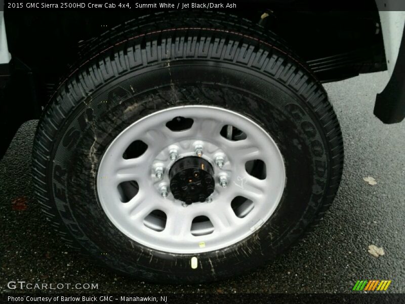 Summit White / Jet Black/Dark Ash 2015 GMC Sierra 2500HD Crew Cab 4x4