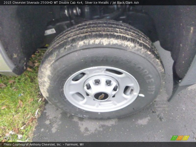 Silver Ice Metallic / Jet Black/Dark Ash 2015 Chevrolet Silverado 2500HD WT Double Cab 4x4