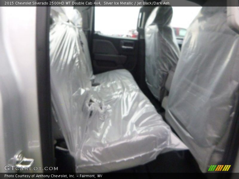 Silver Ice Metallic / Jet Black/Dark Ash 2015 Chevrolet Silverado 2500HD WT Double Cab 4x4