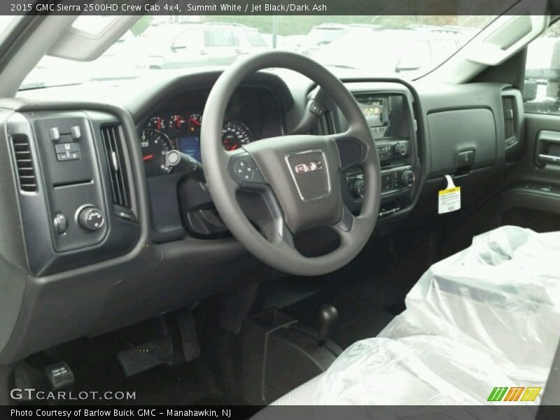 Summit White / Jet Black/Dark Ash 2015 GMC Sierra 2500HD Crew Cab 4x4