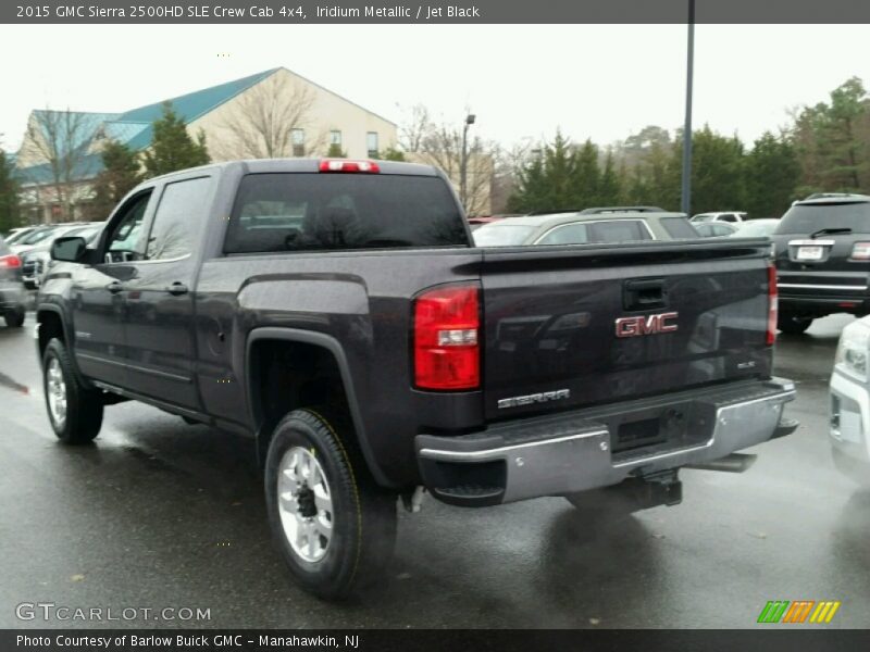 Iridium Metallic / Jet Black 2015 GMC Sierra 2500HD SLE Crew Cab 4x4