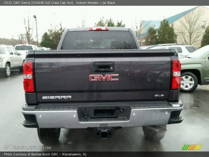 Iridium Metallic / Jet Black 2015 GMC Sierra 2500HD SLE Crew Cab 4x4