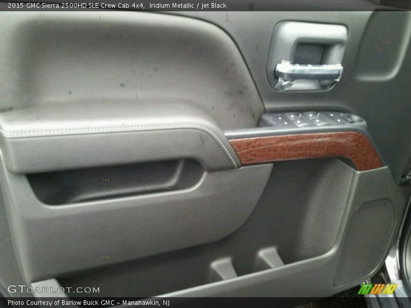 Iridium Metallic / Jet Black 2015 GMC Sierra 2500HD SLE Crew Cab 4x4