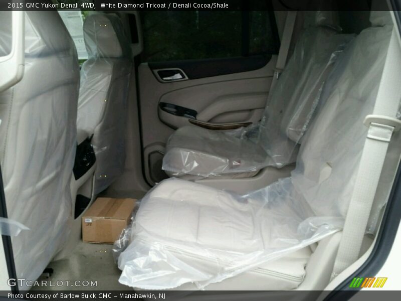 White Diamond Tricoat / Denali Cocoa/Shale 2015 GMC Yukon Denali 4WD