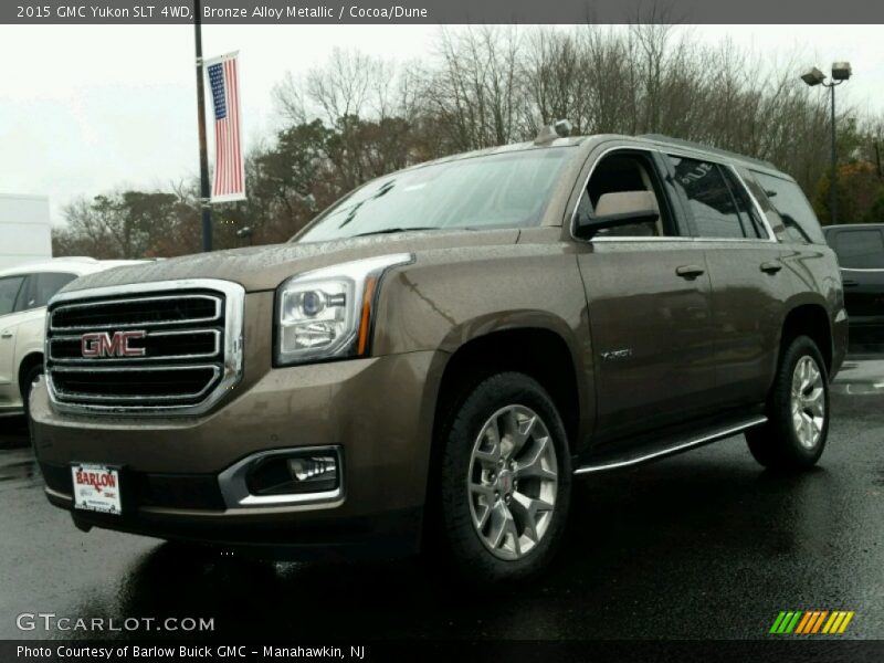 Bronze Alloy Metallic / Cocoa/Dune 2015 GMC Yukon SLT 4WD