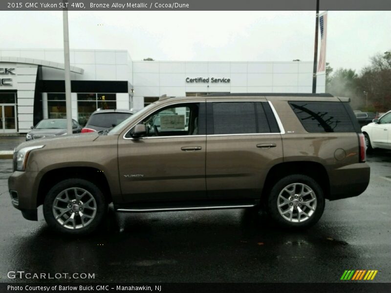 Bronze Alloy Metallic / Cocoa/Dune 2015 GMC Yukon SLT 4WD